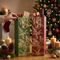 Product Christmas gift bags Christmas bags mistletoe 36×12cm 2pcs