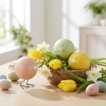 Product Decorative chick figurines as a cheerful eye-catcher for spring and Easter, 12cm, 3 pieces