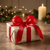 Product Gift and decoration ribbon red 15mm 50m