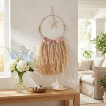 Product Maritime wall decoration with real starfish Ø26.5cm H65cm