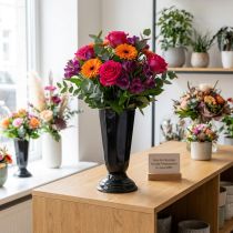 Product Vase "Szwed" Black Ø16cm 1 pc