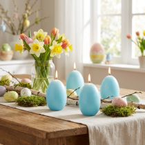 Product Easter Egg Candle - Festive design idea for a joyful Easter celebration - 9cm - 20h - 6pcs