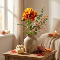 Product Artificial flowers decoration dahlias artificial flowers orange 62cm