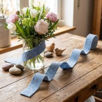 Product Felt Ribbon Blue 7.5cm 5m