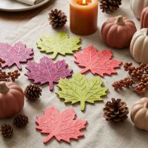 Product Maple leaf wood for scattering, colored assorted, 4 cm, 72 pieces
