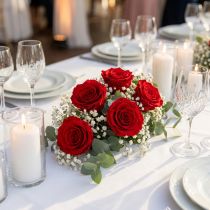 Product Preserved Roses Decorative Romantic Accentuate for Living Spaces or Weddings 5cm 6pcs