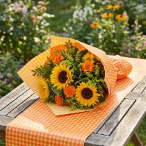 Product Cuff Paper 37.5cm Light Orange Check 100m