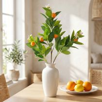 Product Decorative branch oranges and flowers orange branch artificial 78cm