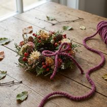 Product Flausch Mirabell felt cord berry 25m