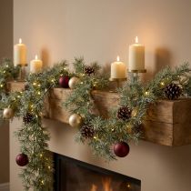 Product Decorative larch garland for atmospheric room design, 250cm