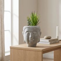 Product Artificial Succulent Flower Pot Buddha Ø12cm H25cm