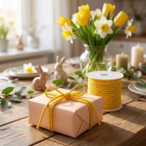 Product Deco cord in yellow 4mm 25m