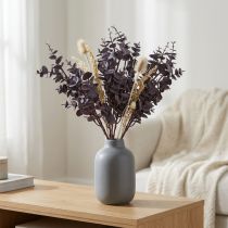 Product Artificial Eucalyptus Decoration Branches Eucalyptus Violet 38cm 3pcs