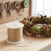 Product Natural Binding Wire with Paper Coating, 0.80mm, 1kg Spool
