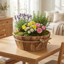 Product Wooden deco bowl natural wood Rustic decoration Ø28cm H10cm