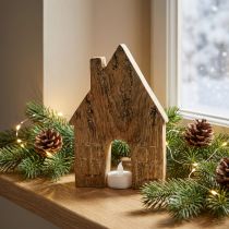 Product Wooden house decoration Christmas house wooden house decoration wooden stand H15cm