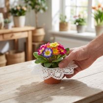 Product Paper lace flower bouquet holders 18cm 25 pcs