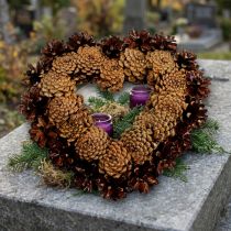 Product Cone heart flat Ø30cm