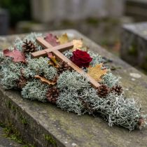 Product Eichen Moss Branches with Lichen for Decorative Use 750g – Natural Brown, Green, Grey, White