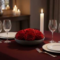 Product Infinity Roses Large Ø5.5-6cm Red 6 pcs