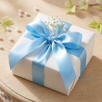 Product Gift ribbon light blue 30mm 100m