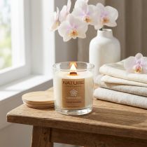 Product Scented candle in glass natural wax candle Wild Orchid 85×70mm