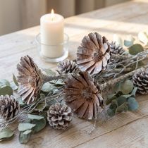 Product Repens Rosette 6-7cm White washed 25 pcs