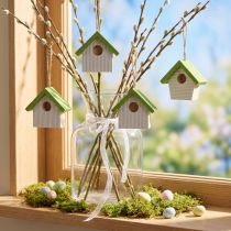 Product Hanging decoration spring decoration bird house decoration nesting box 6.5cm 8 pcs