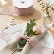 Product Lace Old Pink 40mm 20m