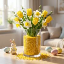 Product Decorative granulate yellow decorative stones 2mm - 3mm 2kg