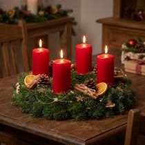 Product Pillar candle 150/80 old red 6pcs