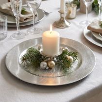 Product Plastic plates silver Ø17cm 10p