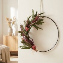 Product DIY Dried Flower Wreath Lavender Decoration Ø30cm - Creative DIY Set