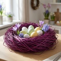 Product Decorative Bast for Crafting Natural Bast Raffia Violet 300g