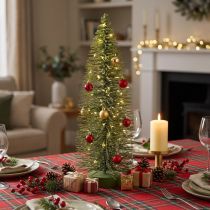 Product Artificial green Christmas tree with stand for table decoration, 90cm