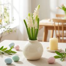 Product Hyacinth artificial flower vase for elegant table decoration and stylish look 20cm