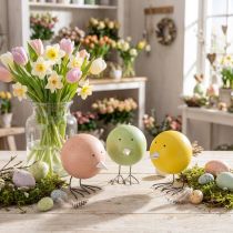 Product Chick decorative figures with a round design for light and playful accents, 9.5cm, 3 pieces