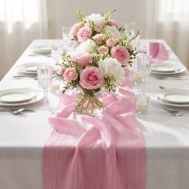 Product Table ribbon crash pink 100mm 15m