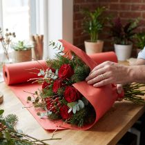 Product Cuff paper flower paper tissue paper red 25cm 100m