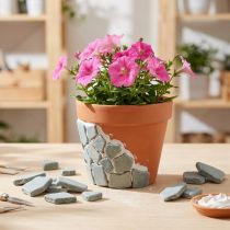 Product Mosaic Stones Grey in Net Mix 1kg