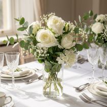 Product Rose white 40cm
