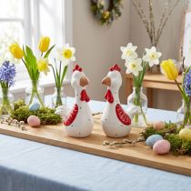 Product Decoration chickens Easter decoration figures 12cmx7.5cmx18.5cm 2pcs