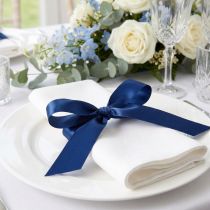 Product Gift and decoration ribbon dark blue 40mm x 50m