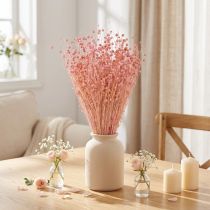 Product Dried Flax Grass Decoration Light Pink 50-55cm 80g Table Decoration