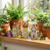 Product Ceramic home decoration for indoors and flower pots. Ideal gift. 10cm, 3 pieces.