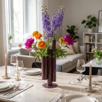 Product Slim, modern vase for elegant table decoration, exclusive decorative vase, striking design, 31cm