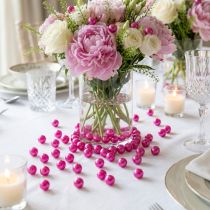 Product Decorative Beads Pink Ø8mm 250 pcs