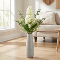 Product Panicle Hydrangea Cream White Artificial Hydrangea Silk Flower 98cm
