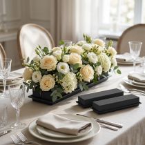 Product Floral foam table decoration black 48cm 4 pcs