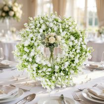 Product Gypsophila wreath white flower wreath wedding Ø30cm